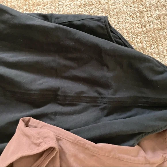 Everlane Seamless Camisole Bodysuits - Black and Mauve - Picture 8 of 8